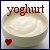 creamy yogurt...
